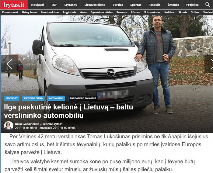 Nuotraukos iškarpa iš straipsnio