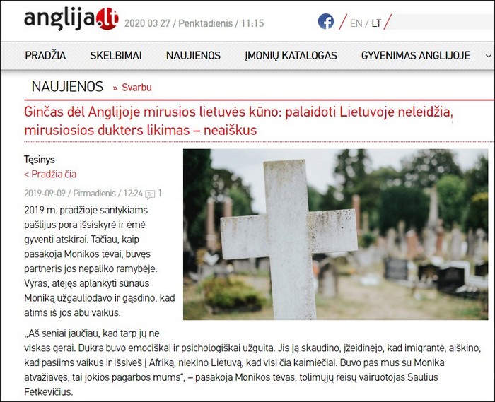 iškarpa iš straipsnio